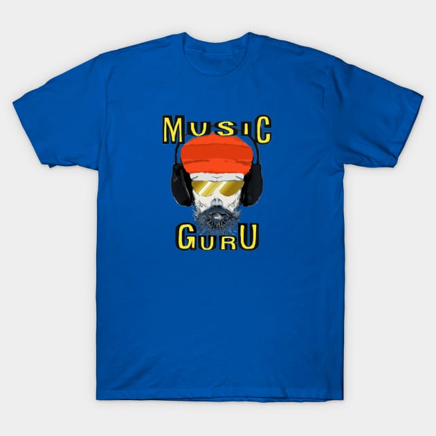 Psychedelic Music Guru T-Shirt by PlanetMonkey